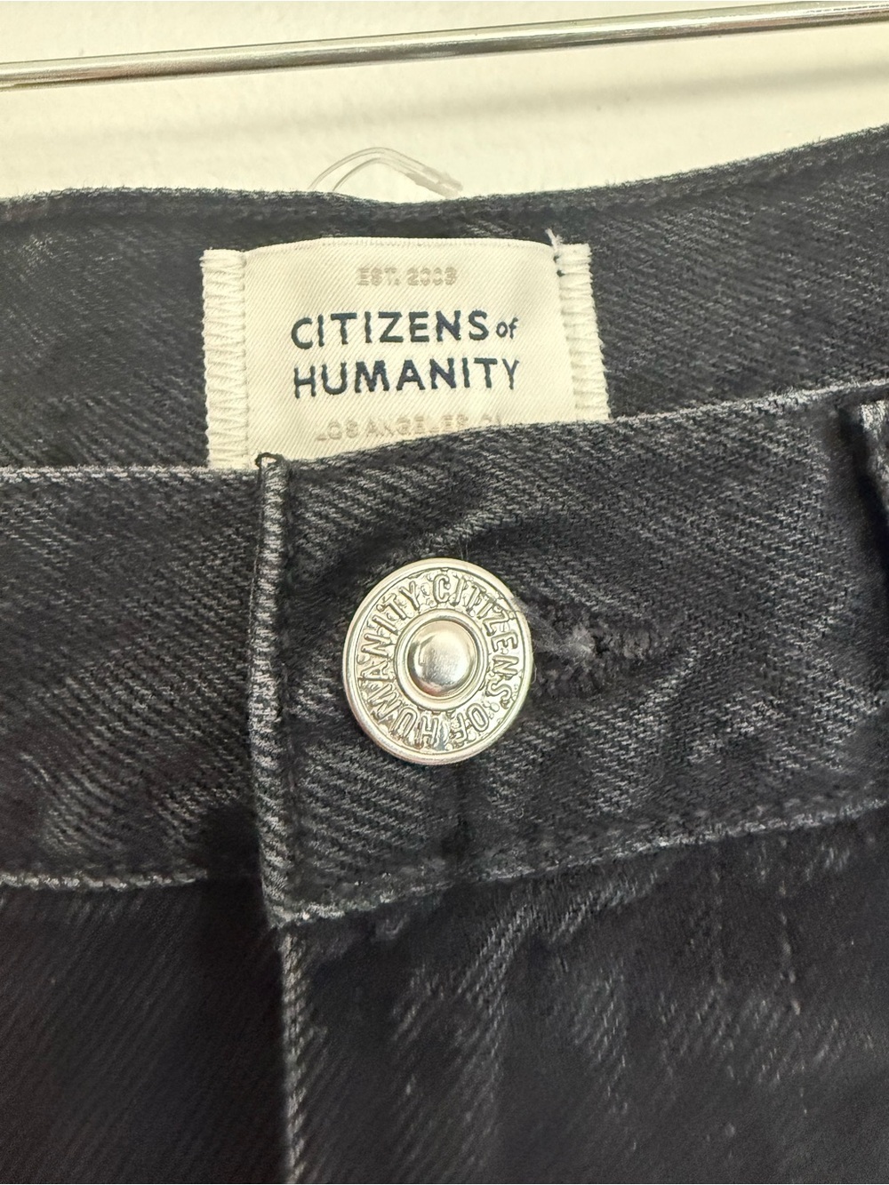 NWT Citizens Of Humanity Jeans Maritzy Trouser Pleated in Prophecy Black - Picture 10 of 13
